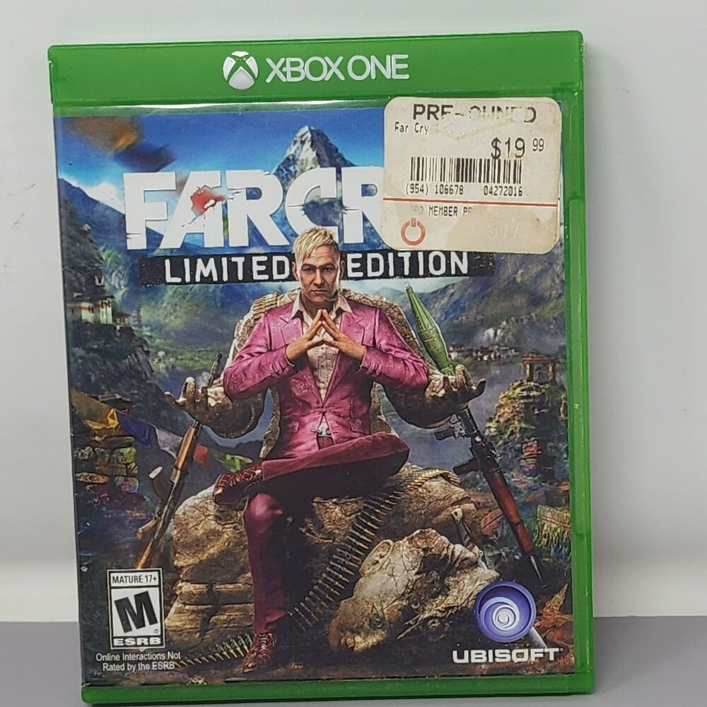 Far‎ Cry 4 Limited Edition Xbox One Game Untested